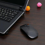 Simple Thin 1600 DPI USB Optical Black/White Wireless Computer Office Mouse Ultra Slim 2.4GHz Mouse For PC Laptop Classic Gaming Mouse Stevvex