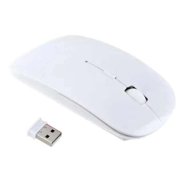 Simple Thin 1600 DPI USB Optical Black/White Wireless Computer Office Mouse Ultra Slim 2.4GHz Mouse For PC Laptop Classic Gaming Mouse Stevvex
