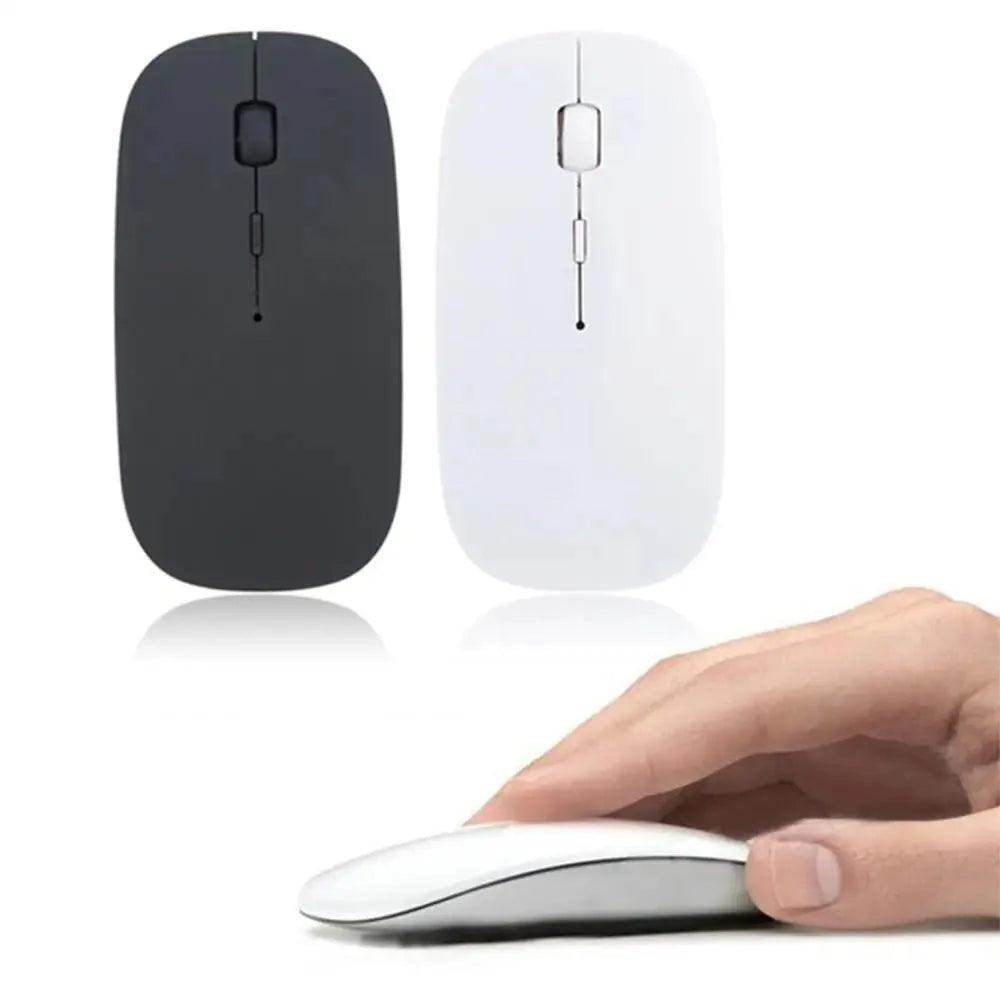 Simple Thin 1600 DPI USB Optical Black/White Wireless Computer Office Mouse Ultra Slim 2.4GHz Mouse For PC Laptop Classic Gaming Mouse Stevvex