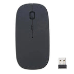 Simple Thin 1600 DPI USB Optical Black/White Wireless Computer Office Mouse Ultra Slim 2.4GHz Mouse For PC Laptop Classic Gaming Mouse Stevvex