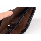 Simple Thin Leather Card Holders Vintage Brown Small Men Business Wallets Classic Design Wallets For Men Stevvex