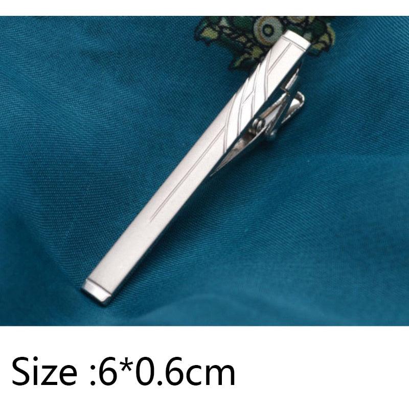 Simple Tie Clip Men Metal Copper Necktie Bar Clip Gold Silver Black 3 Bright Colors Best Gifts For Your Father Lover And Friends  Simple Classic Bar Clasp Practical Necktie Accessories Fashion Men Tie Clips Luxury Clothing Jewelry Stevvex