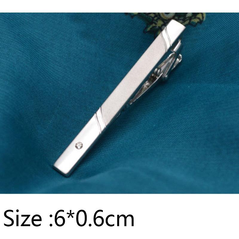 Simple Tie Clip Men Metal Copper Necktie Bar Clip Gold Silver Black 3 Bright Colors Best Gifts For Your Father Lover And Friends  Simple Classic Bar Clasp Practical Necktie Accessories Fashion Men Tie Clips Luxury Clothing Jewelry Stevvex