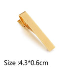 Simple Tie Clip Men Metal Copper Necktie Bar Clip Gold Silver Black 3 Bright Colors Best Gifts For Your Father Lover And Friends  Simple Classic Bar Clasp Practical Necktie Accessories Fashion Men Tie Clips Luxury Clothing Jewelry Stevvex