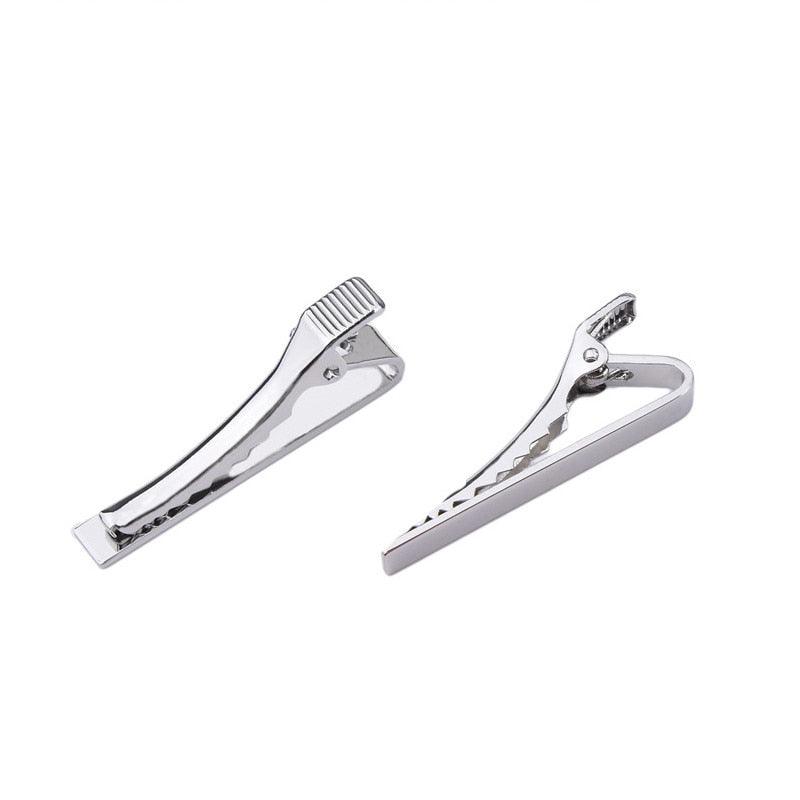 Simple Tie Clip Men Metal Copper Necktie Bar Clip Gold Silver Black 3 Bright Colors Best Gifts For Your Father Lover And Friends  Simple Classic Bar Clasp Practical Necktie Accessories Fashion Men Tie Clips Luxury Clothing Jewelry Stevvex