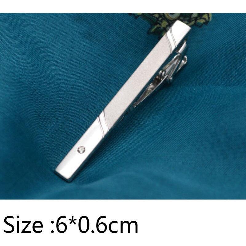 Simple Tie Clip Men Metal Copper Necktie Bar Clip Gold Silver Black 3 Bright Colors Best Gifts For Your Father Lover And Friends  Simple Classic Bar Clasp Practical Necktie Accessories Fashion Men Tie Clips Luxury Clothing Jewelry Stevvex