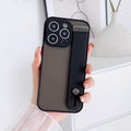 Simple Unique Design Silicone Case Lens Full Protection Shockproof Armor Wrist Band Phone Case For iPhone 14 13 12 11 Pro Max XR XS X 7 8 Plus Luxury Silicone Bumper Hard Iphone Cover Stevvex