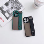 Simple Unique Design Silicone Case Lens Full Protection Shockproof Armor Wrist Band Phone Case For iPhone 14 13 12 11 Pro Max XR XS X 7 8 Plus Luxury Silicone Bumper Hard Iphone Cover Stevvex