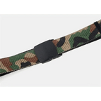 Simple Unisex Waistbands Retro Adjustable One Size Cotton Strap Metal Buckle 116cm Belts For Men Stevvex