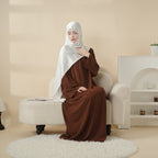 Simple Vintage Pleated Abaya (MA042) - SJB-DIAMOND ELITES