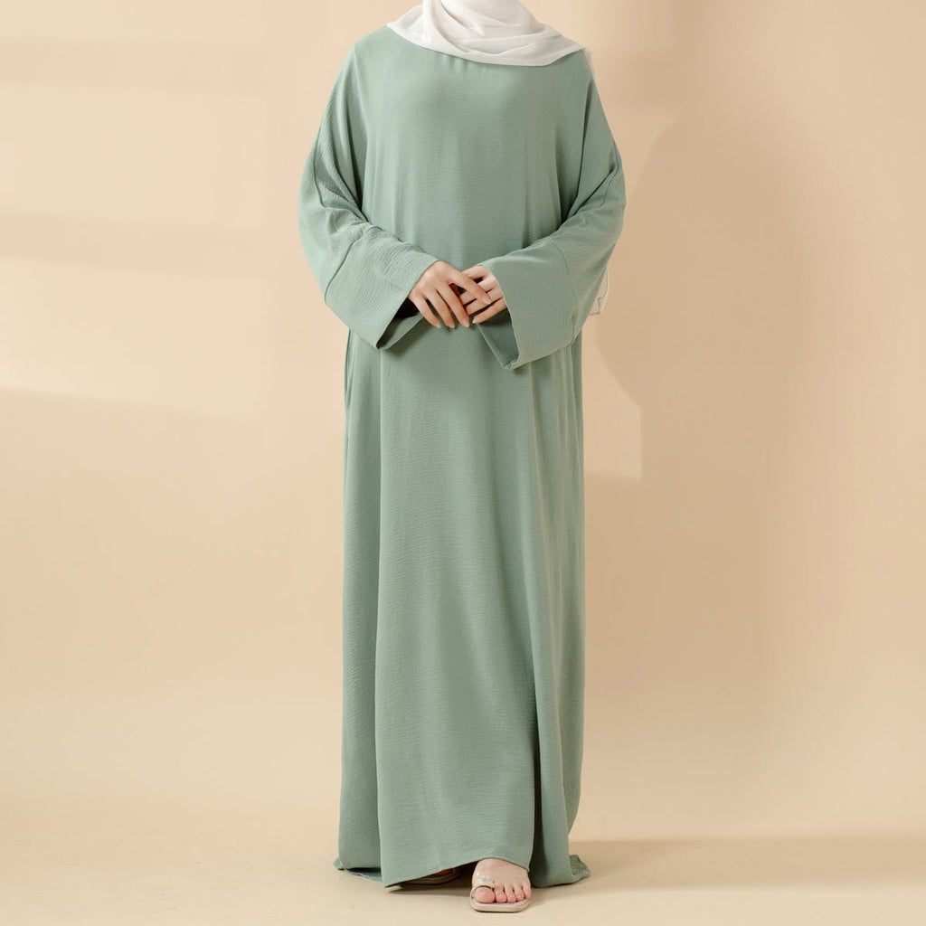 Simple Vintage Pleated Abaya (MA042) - SJB-DIAMOND ELITES