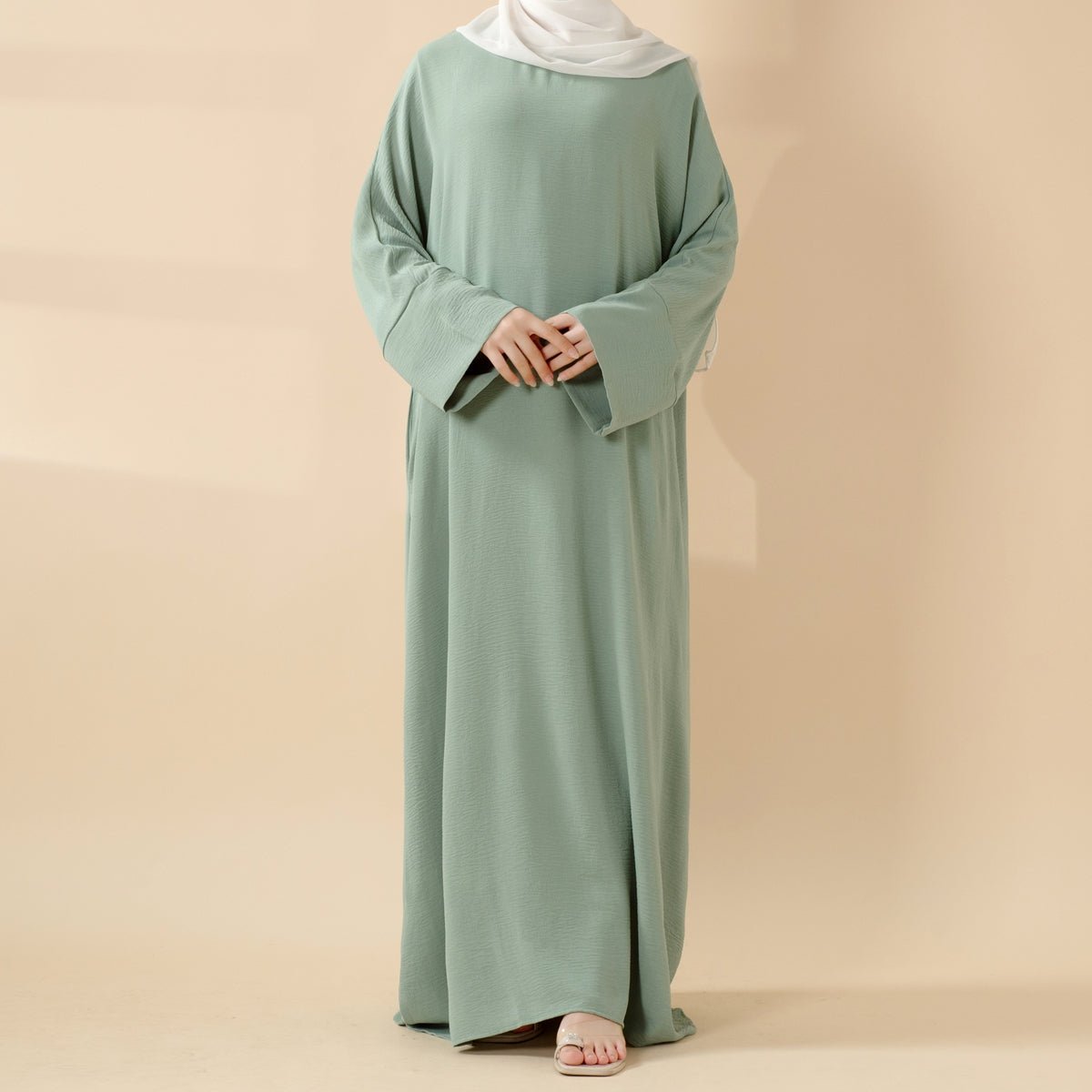Simple Vintage Pleated Abaya (MA042) - SJB-DIAMOND ELITES
