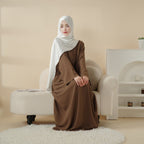 Simple Vintage Pleated Abaya (MA042) - SJB-DIAMOND ELITES