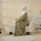 Simple Vintage Pleated Abaya (MA042) - SJB-DIAMOND ELITES