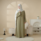 Simple Vintage Pleated Abaya (MA042) - SJB-DIAMOND ELITES