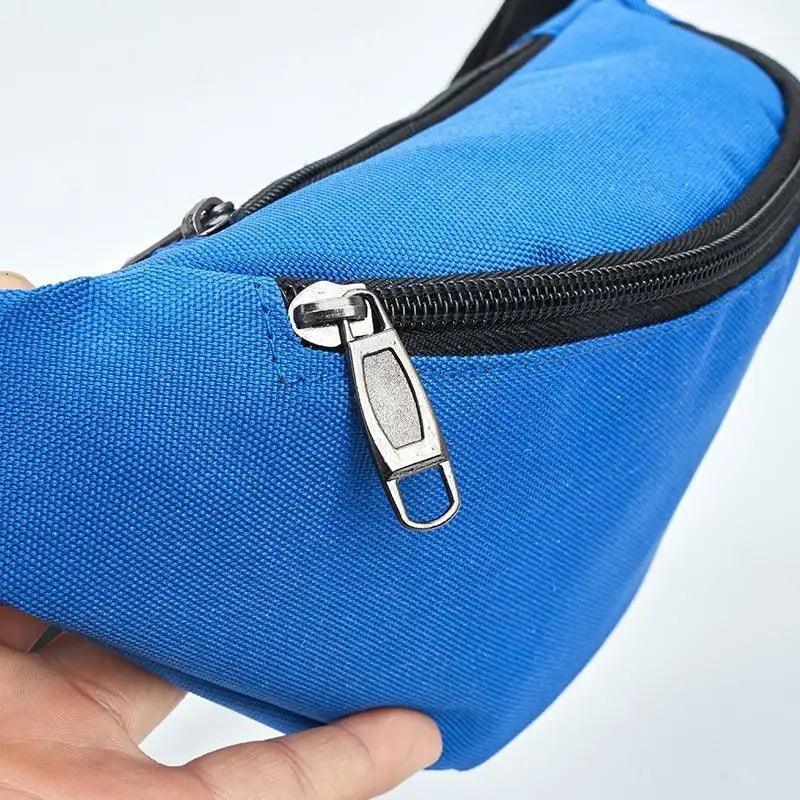 Simple Waterproof Chest Bag Unisex Fanny Pack Ladies Waist Pack Black Retro Style Women's Travel And Outdoor Waist Belt Bag Stevvex