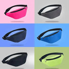 Simple Waterproof Chest Bag Unisex Fanny Pack Ladies Waist Pack Black Retro Style Women's Travel And Outdoor Waist Belt Bag Stevvex