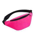 Simple Waterproof Chest Bag Unisex Fanny Pack Ladies Waist Pack Black Retro Style Women's Travel And Outdoor Waist Belt Bag Stevvex