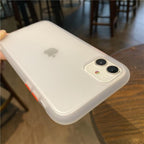 Simple White Camera Shockproof Silicone Phone Case For iPhone 13 Pro Max 14 Pro Protect Cover For Men Modern Translucent Back Cover Mobile case Compatible with iPhone Stevvex