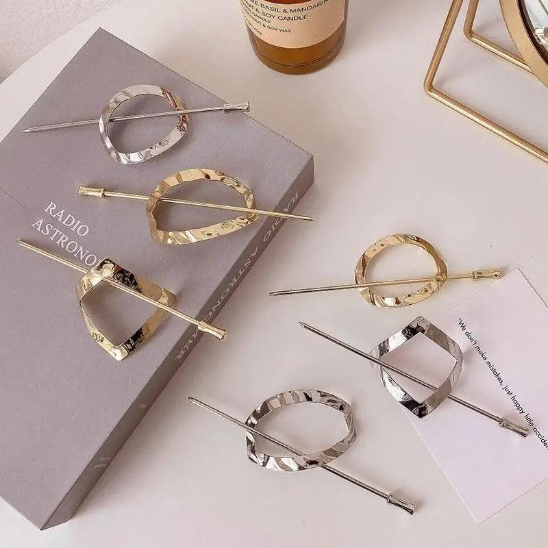 Simple Women Hair Stick Vintage Hair Clip Hairstyle U Shape Design Hairpin Girl Ponytail Hair Accessories Stevvex