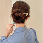 Simple Women Hair Stick Vintage Hair Clip Hairstyle U Shape Design Hairpin Girl Ponytail Hair Accessories Stevvex