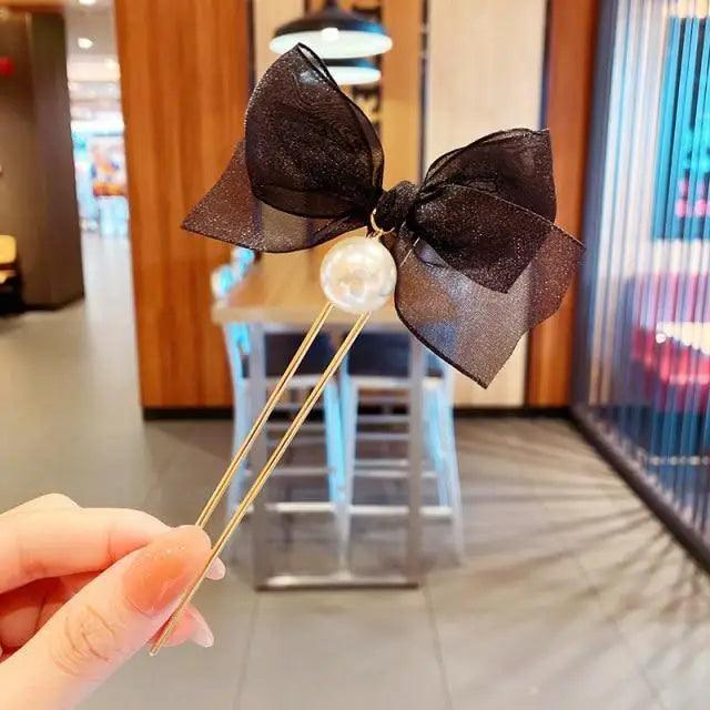 Simple Women Hair Stick Vintage Hair Clip Hairstyle U Shape Design Hairpin Girl Ponytail Hair Accessories Stevvex