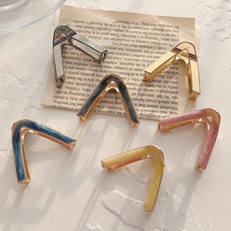 Simplicity Claw Clip Women Hair Clip Elegant Geometric Shape Hair Clips Girls Hair Claw Hair Barrettes Gorgeous Hair Accessories For Women Stevvex