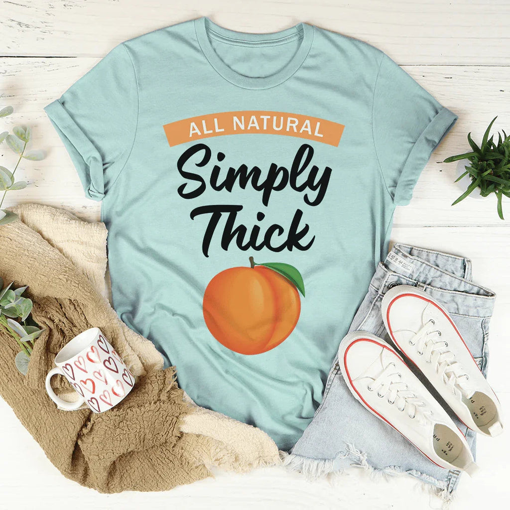 Simply Thick Tee Peachy Sunday