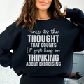 Since Its The Thought That Counts Sweatshirt Peachy Sunday