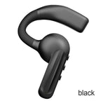 Single-Ear Sports Waterproof Car Earphone Ultra Standby Bluetooth-Compatible Headset Bone Conduction Ear Hook Headphone Sports Headphones Wired Gaming Earbuds Monitor Earphones with Mic, Stereo Sound Volume Control and Detachable Microphone Stevvex