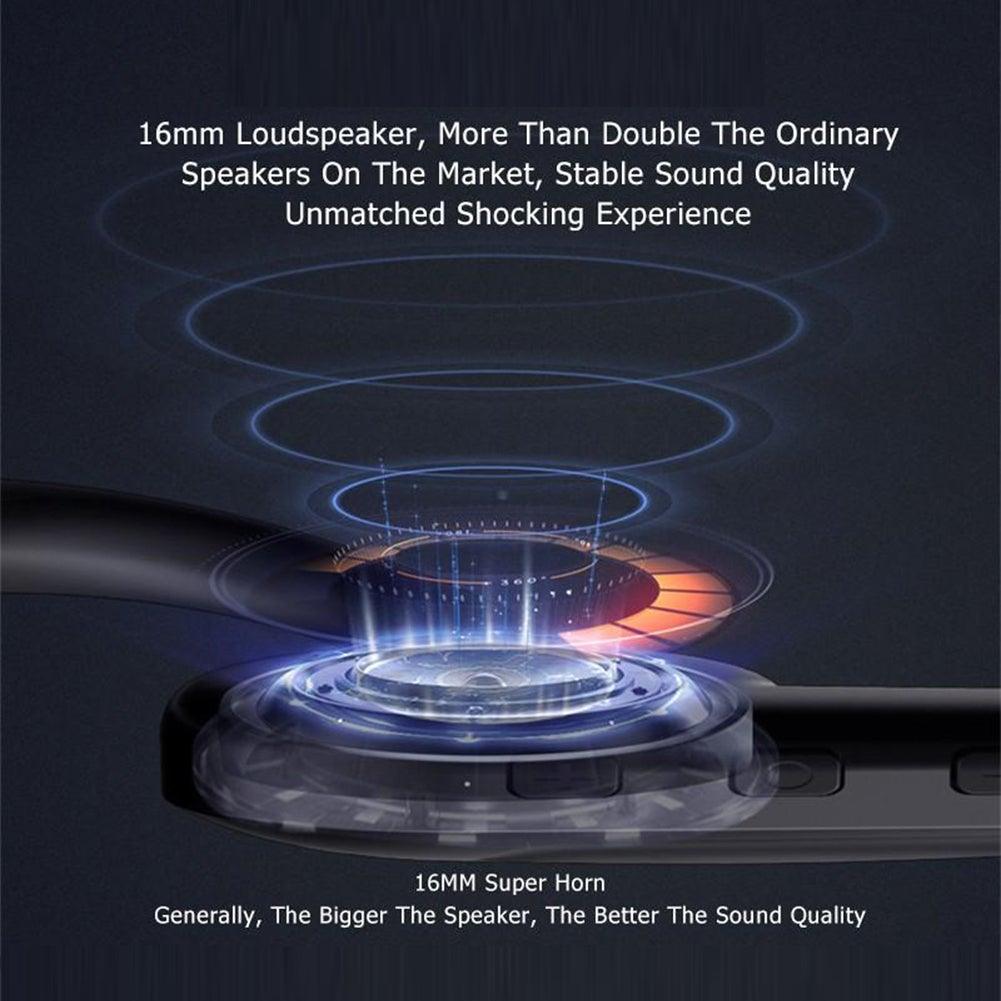 Single-Ear Sports Waterproof Car Earphone Ultra Standby Bluetooth-Compatible Headset Bone Conduction Ear Hook Headphone Sports Headphones Wired Gaming Earbuds Monitor Earphones with Mic, Stereo Sound Volume Control and Detachable Microphone Stevvex
