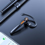 Single Wireless Bluetooth 5.0 Headset Handsfree HIFI Fingerprint Touch Hanging Ear Earphone for iPhone Waterproof Earpiece Ear Wireless Bluetooth Sport Headphones Stevvex