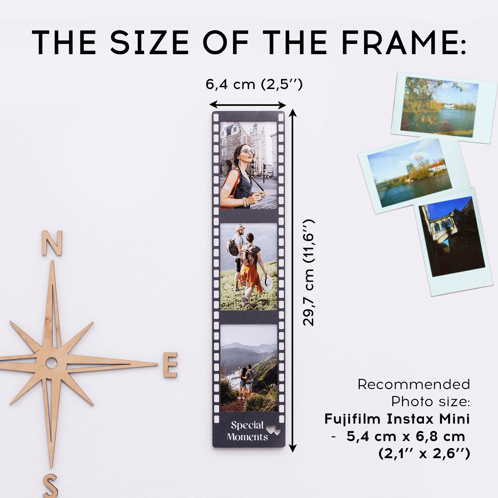 Wooden Photo Frames 3 in 1 Enjoy The Wood