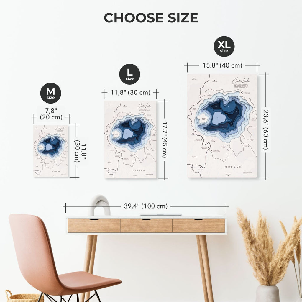 Crater Lake Wall Art - SJB-DIAMOND ELITES
