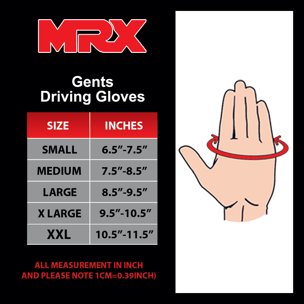 Mens Motorbike Gloves Cold Weather Motorcycle Riding Genuine Leather Black Glove-Black-Gray-L - SJB-DIAMOND ELITES