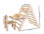 Versatile Montessori Climbing Set with Folding Table and Chair Lootquake LLC