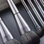 Sizzling 11/8pcs Natural Hair Green Makeup Brushes Foundation Powder Eyeshadow Eyebrow Brush Set Profesional Cosmetic Tool Stevvex