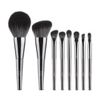Sizzling 11/8pcs Natural Hair Green Makeup Brushes Foundation Powder Eyeshadow Eyebrow Brush Set Profesional Cosmetic Tool Stevvex