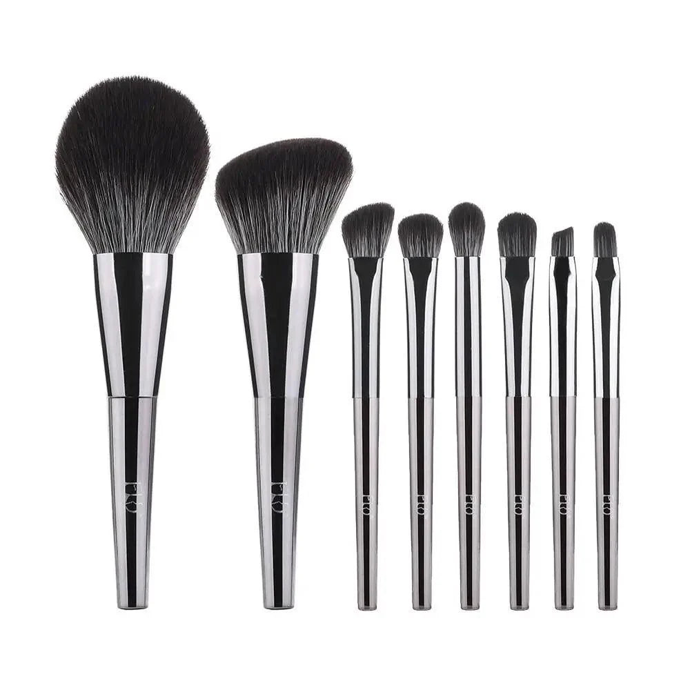 Sizzling 11/8pcs Natural Hair Green Makeup Brushes Foundation Powder Eyeshadow Eyebrow Brush Set Profesional Cosmetic Tool Stevvex