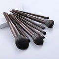 Sizzling 11/8pcs Natural Hair Green Makeup Brushes Foundation Powder Eyeshadow Eyebrow Brush Set Profesional Cosmetic Tool Stevvex