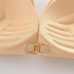 Sizzling Back Beautify Ladies Front Closure Wire Free Fashion Bra Padded Lingerie Bralette Gather Push Up Seamless Bra For Female Stevvex