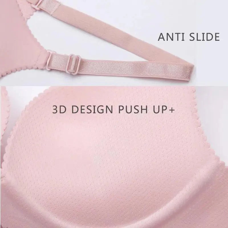 Sizzling Deep U Cup Bras For Women And Girls Push Up Bras Seamless Backless Intimates Female Underwear Stevvex