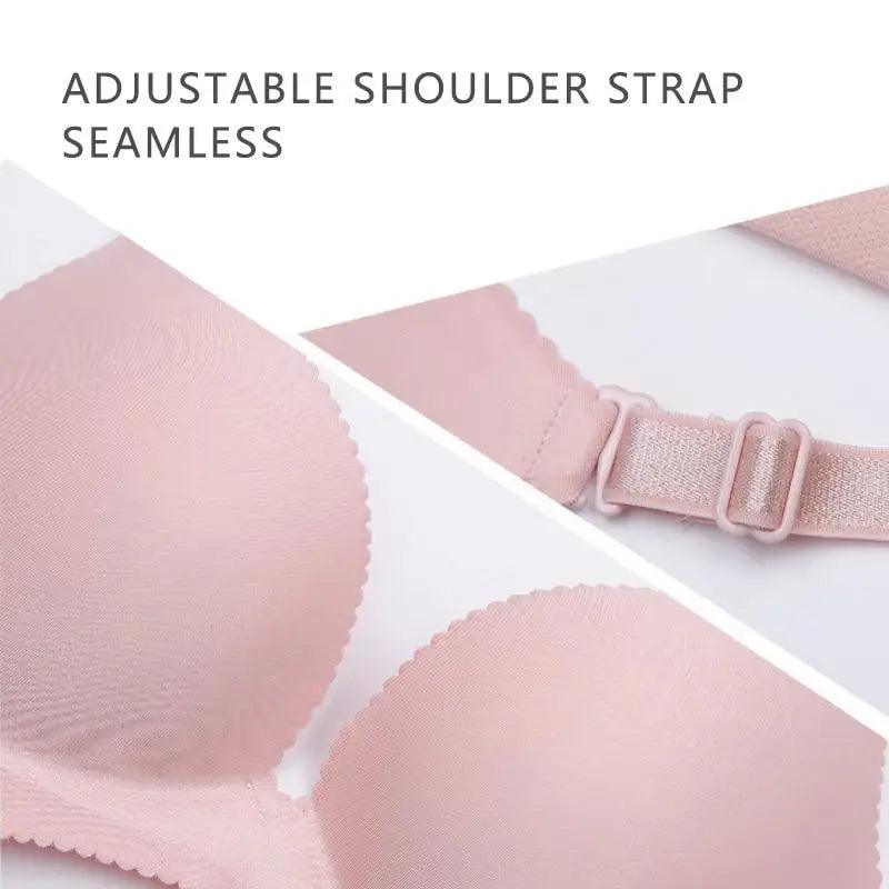 Sizzling Deep U Cup Bras For Women And Girls Push Up Bras Seamless Backless Intimates Female Underwear Stevvex