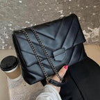 Sizzling Embroidery Thread Small PU Leather Crossbody Bags For Women And Girls Trending Female Shoulder Handbags Stevvex