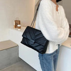 Sizzling Embroidery Thread Small PU Leather Crossbody Bags For Women And Girls Trending Female Shoulder Handbags Stevvex