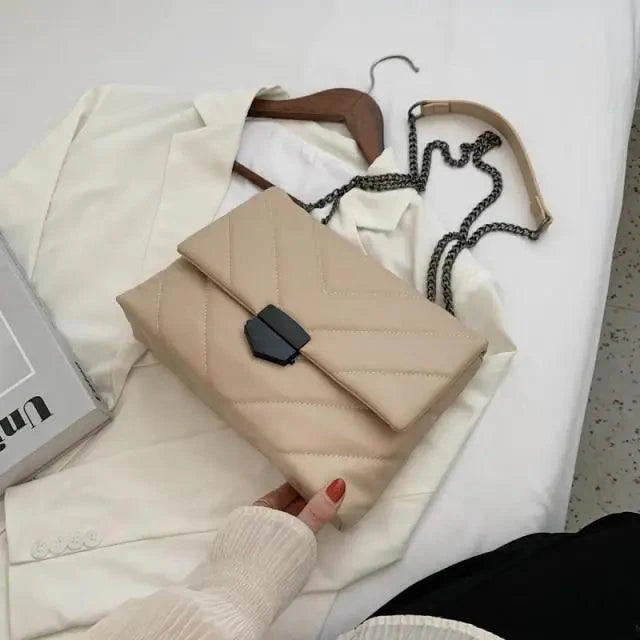 Sizzling Embroidery Thread Small PU Leather Crossbody Bags For Women And Girls Trending Female Shoulder Handbags Stevvex