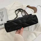 Sizzling Embroidery Thread Small PU Leather Crossbody Bags For Women And Girls Trending Female Shoulder Handbags Stevvex