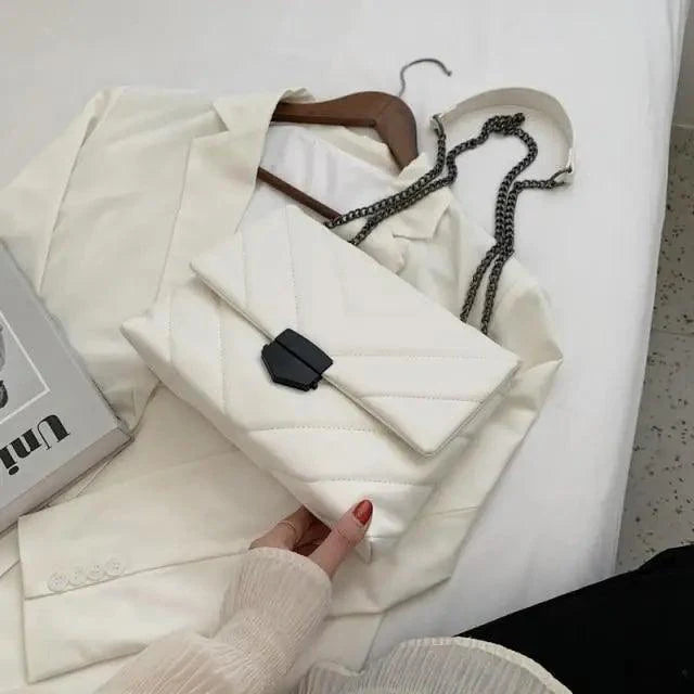 Sizzling Embroidery Thread Small PU Leather Crossbody Bags For Women And Girls Trending Female Shoulder Handbags Stevvex