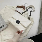 Sizzling Embroidery Thread Small PU Leather Crossbody Bags For Women And Girls Trending Female Shoulder Handbags Stevvex