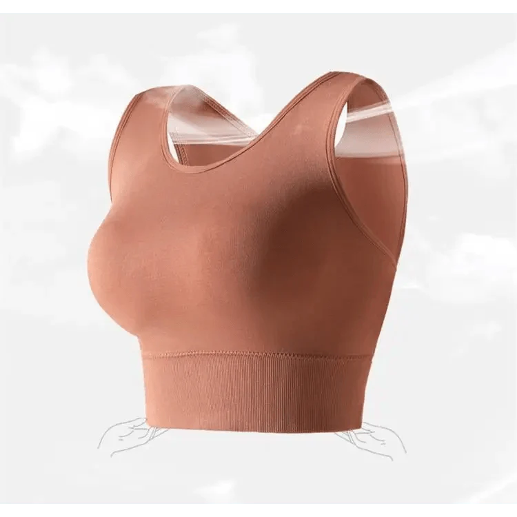 Sizzling Sports Bra For Women Solid Yoga Top Fitness Pad Bra Girl Active Wear Workout Running Sportswear Breathable Soft Bra Stevvex